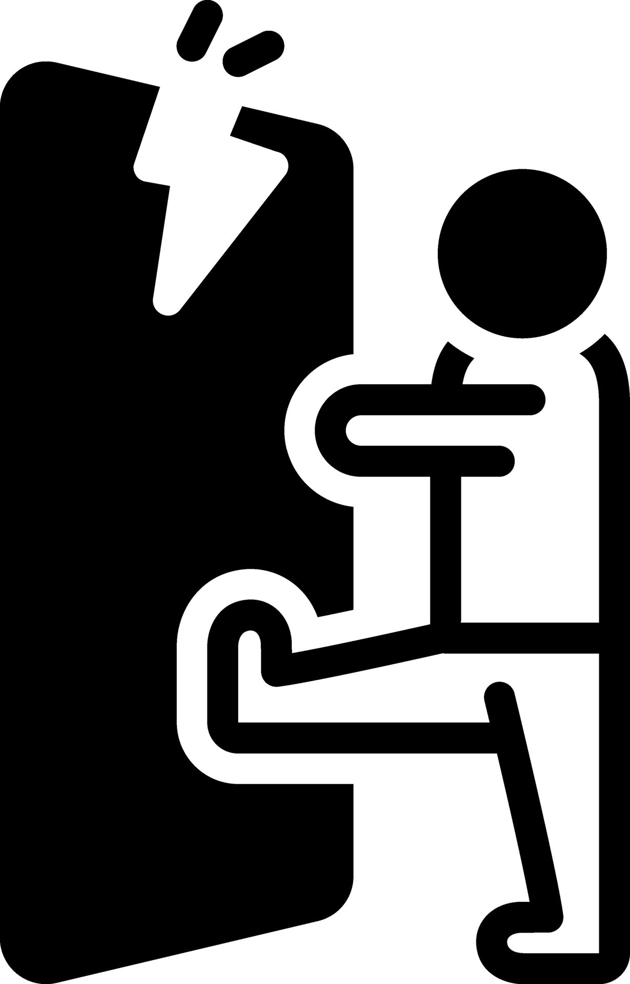 solid icon for broken 27267552 Vector Art at Vecteezy