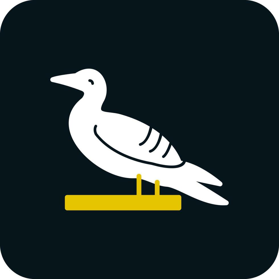 del Norte gannet vector icono diseño