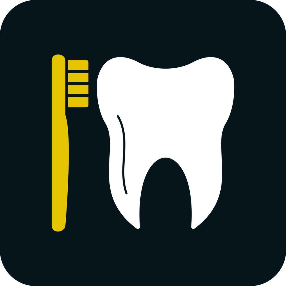 Tooth Brush Vector Icon Design