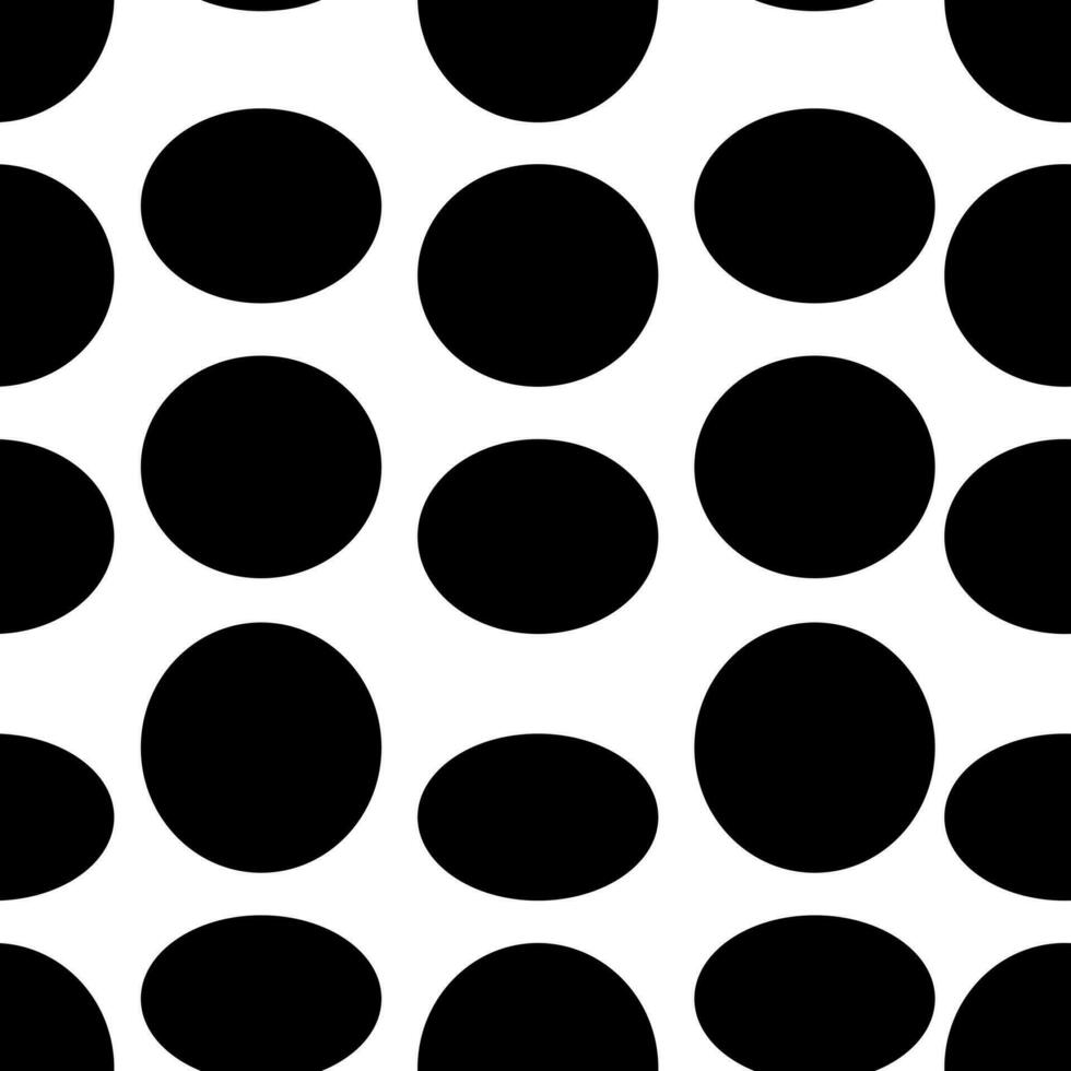 Swiss design aesthetic monochrome seamless pattern. Abstract round shapes print for tee, paper, textile and fabric. vector