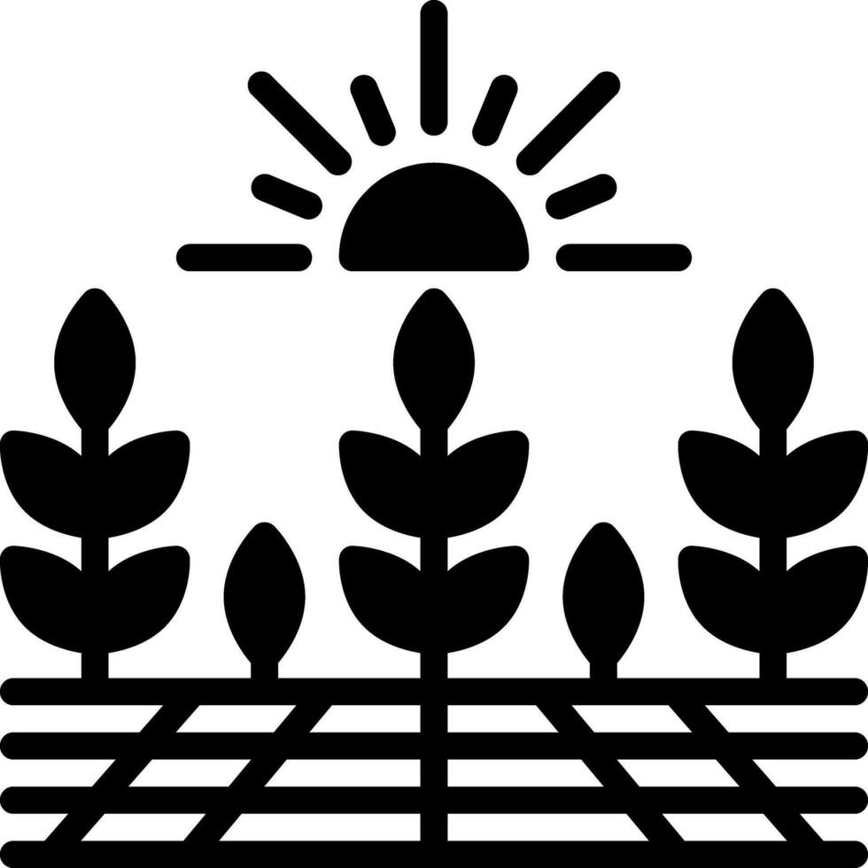 solid icon for agricultural vector