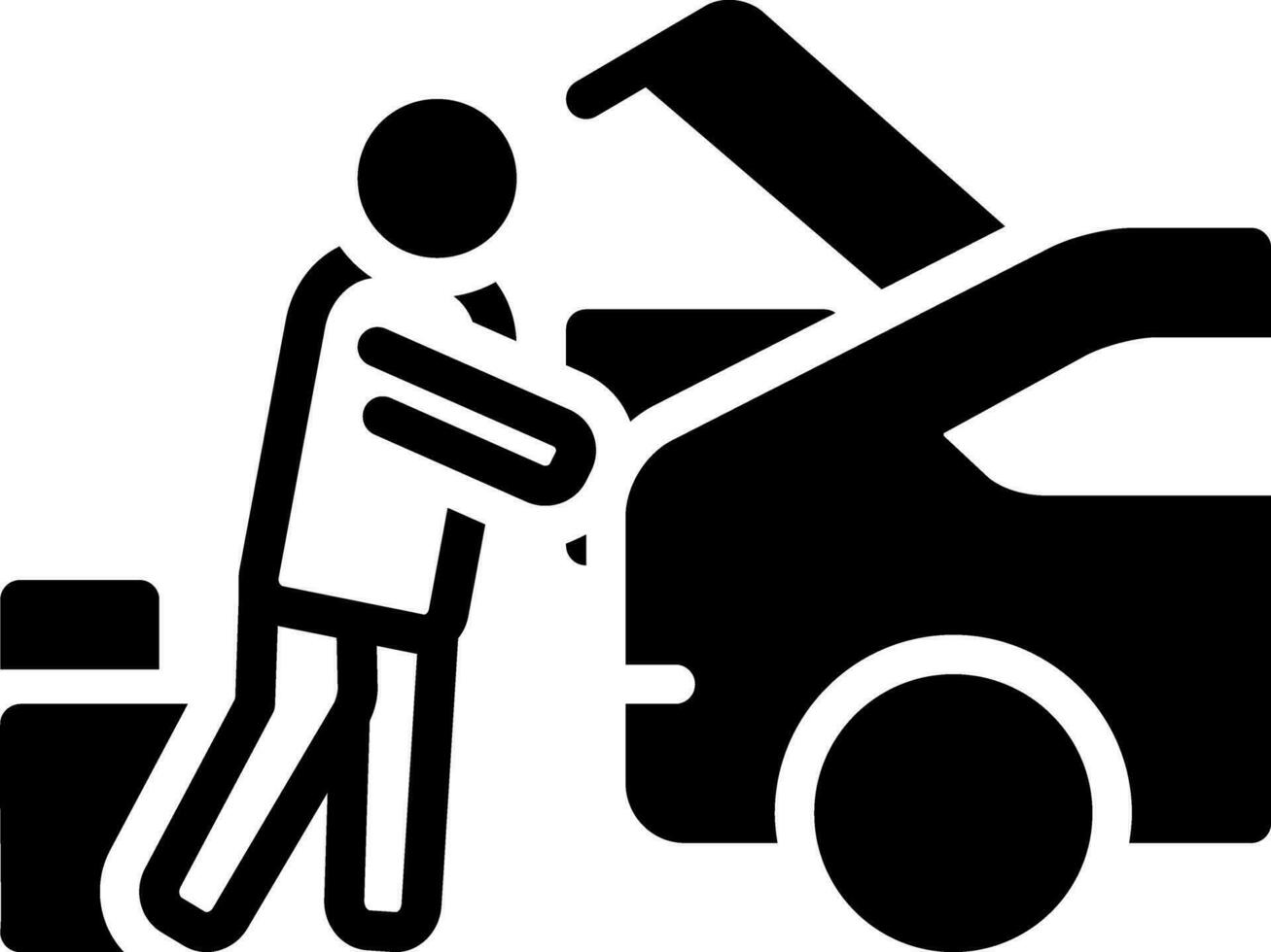 solid icon for consumers vector