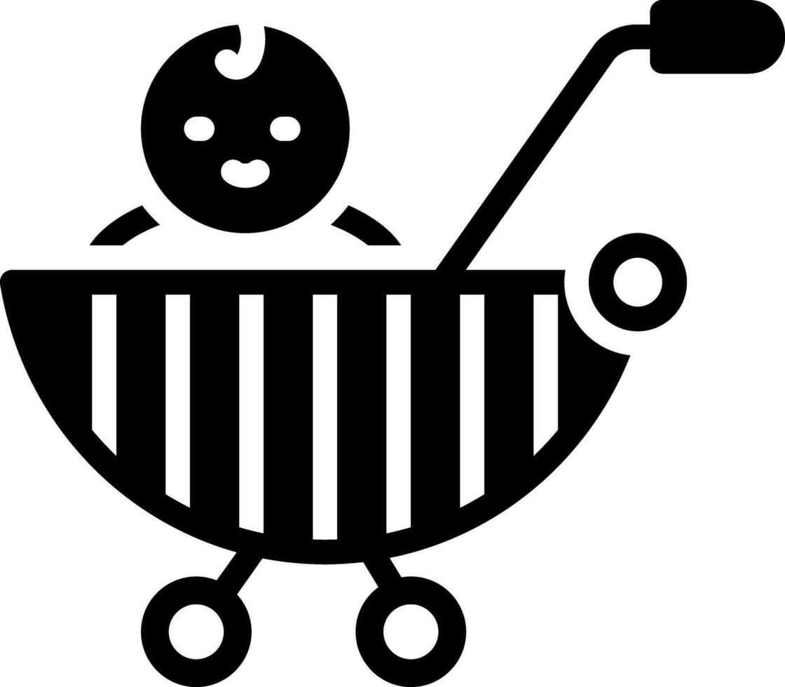 solid icon for child vector