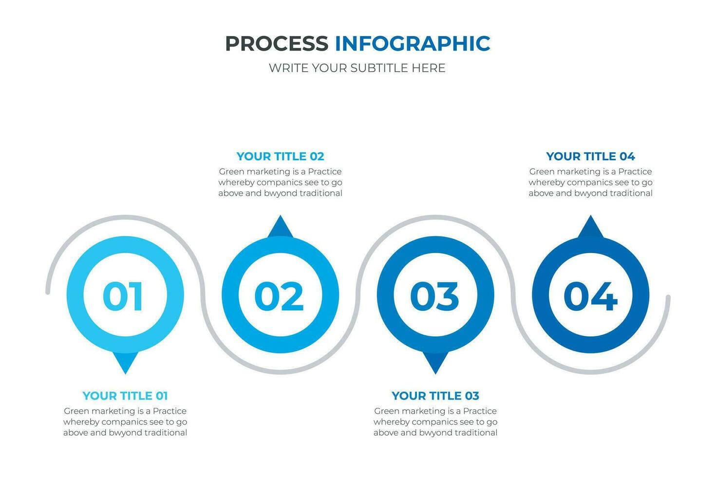 cronograma infografía con moderno presentación modelo con 4 4 paso para negocio proceso. vector