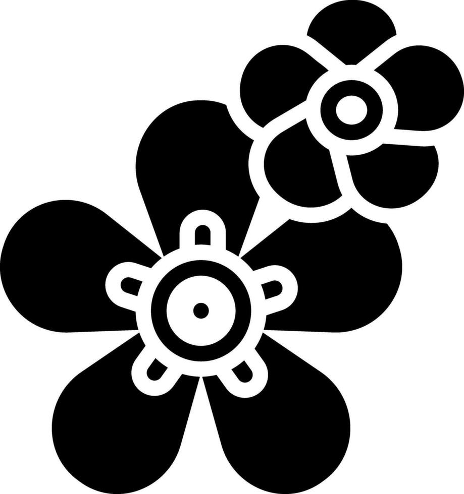 solid icon for murraya vector