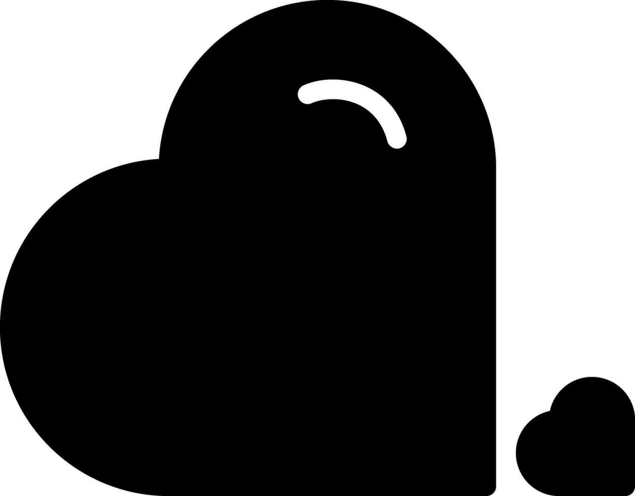 solid icon for insufficient vector