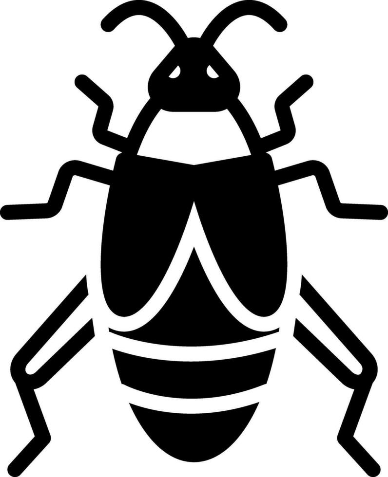 solid icon for cricket vector