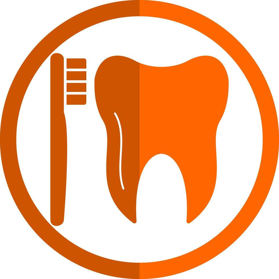 Tooth Brush Vector Icon Design