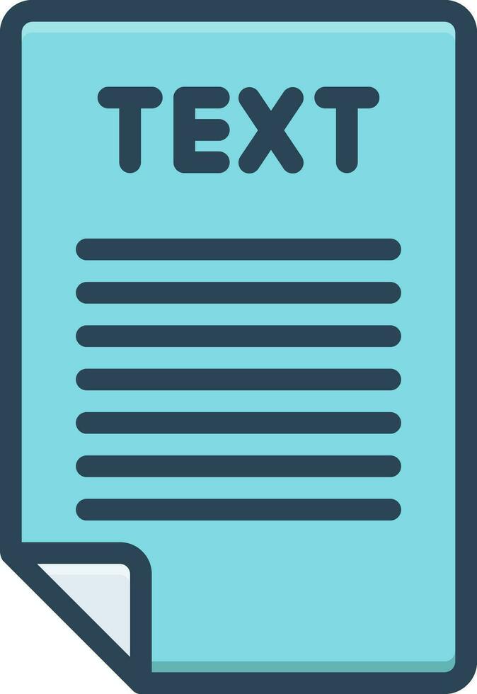color icon for word vector