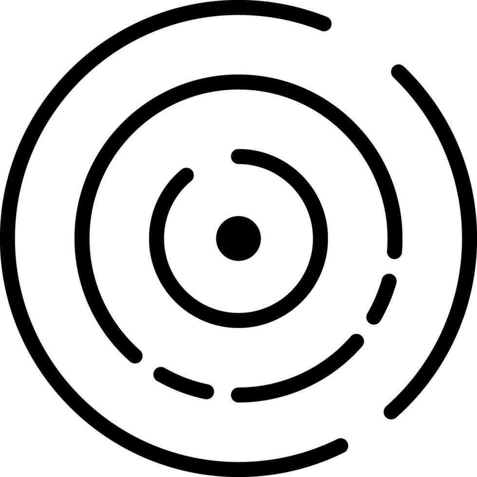 solid icon for circle vector