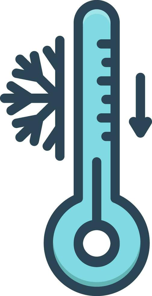color icon for cool vector