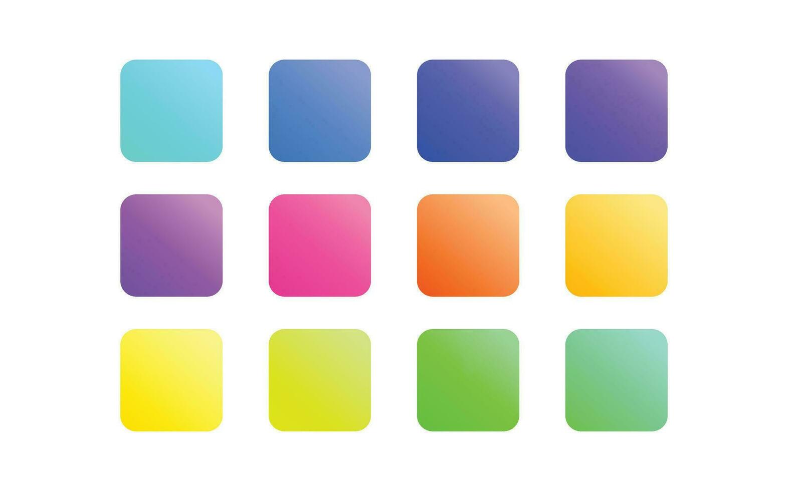 gradient colorful palettes Modern gradients vector