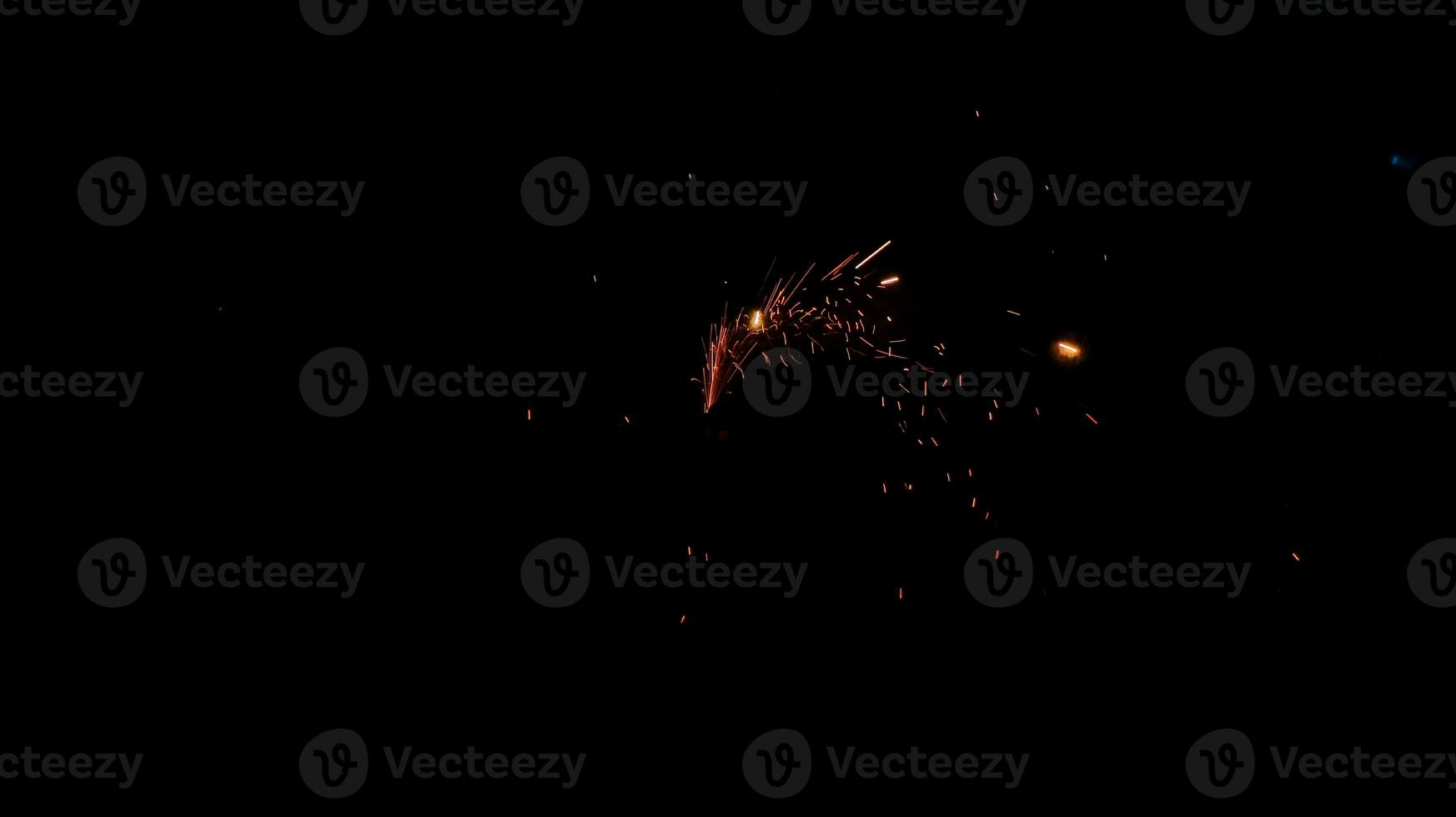 Blurred and not focus image, depiction of the dark space and constellations photo