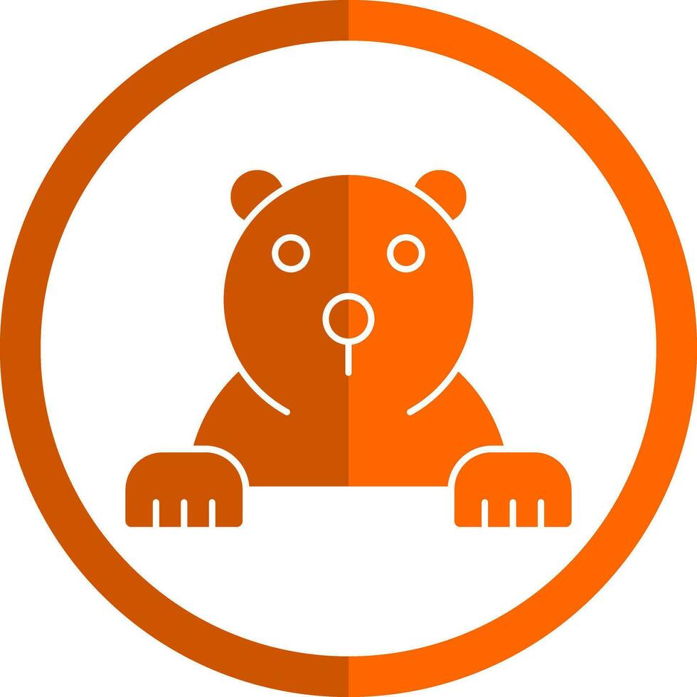 Polar bear Vector Icon Design