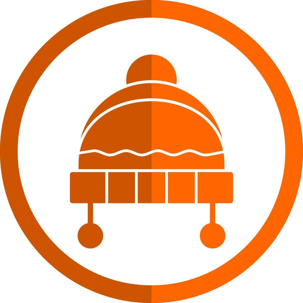 diseño de icono de vector de sombrero de invierno