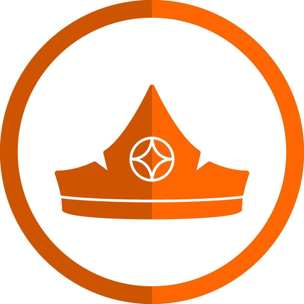 Aurora crown Vector Icon Design