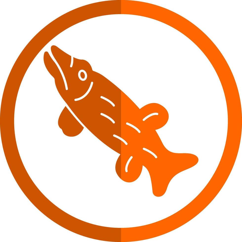 Northern pike Vector Icon Design