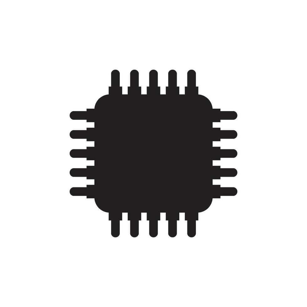 cpu icon vector