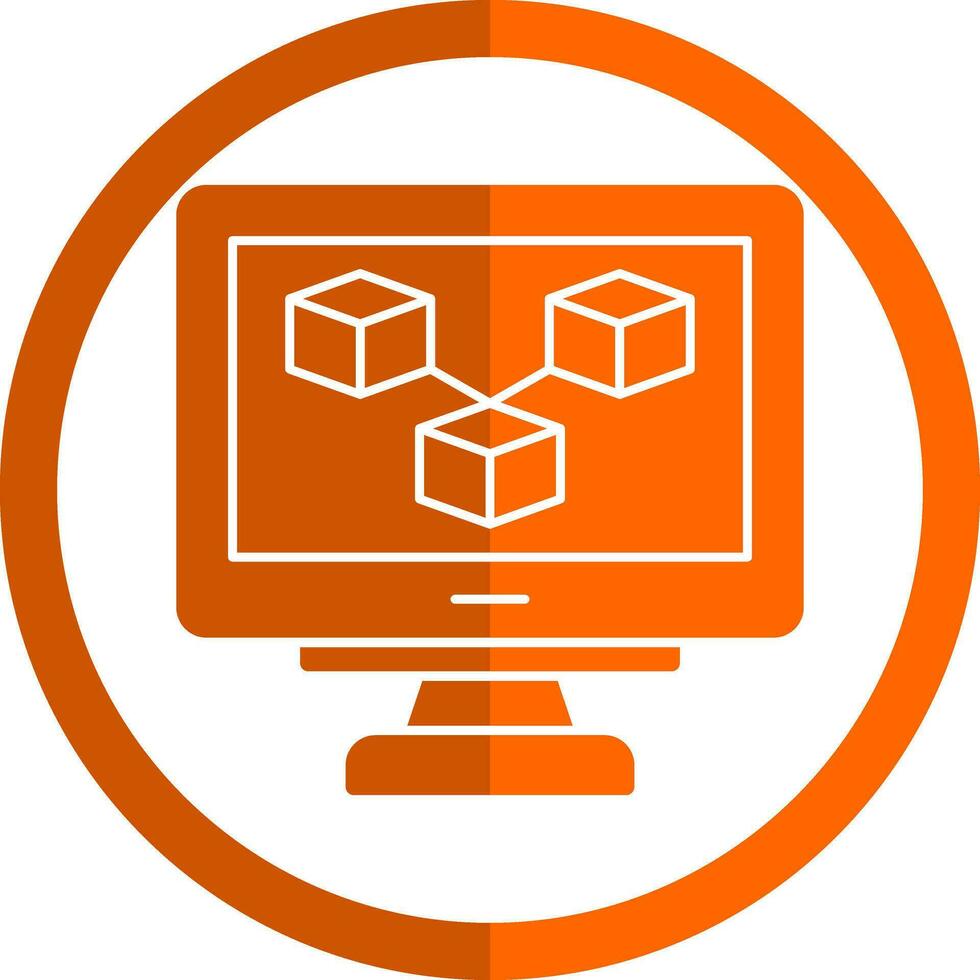 Blockchain Vector Icon Design