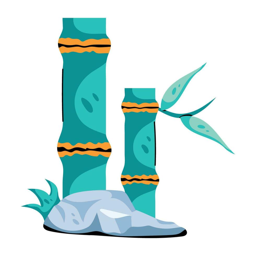 Trendy Bamboo Sticks 27269565 Vector Art at Vecteezy