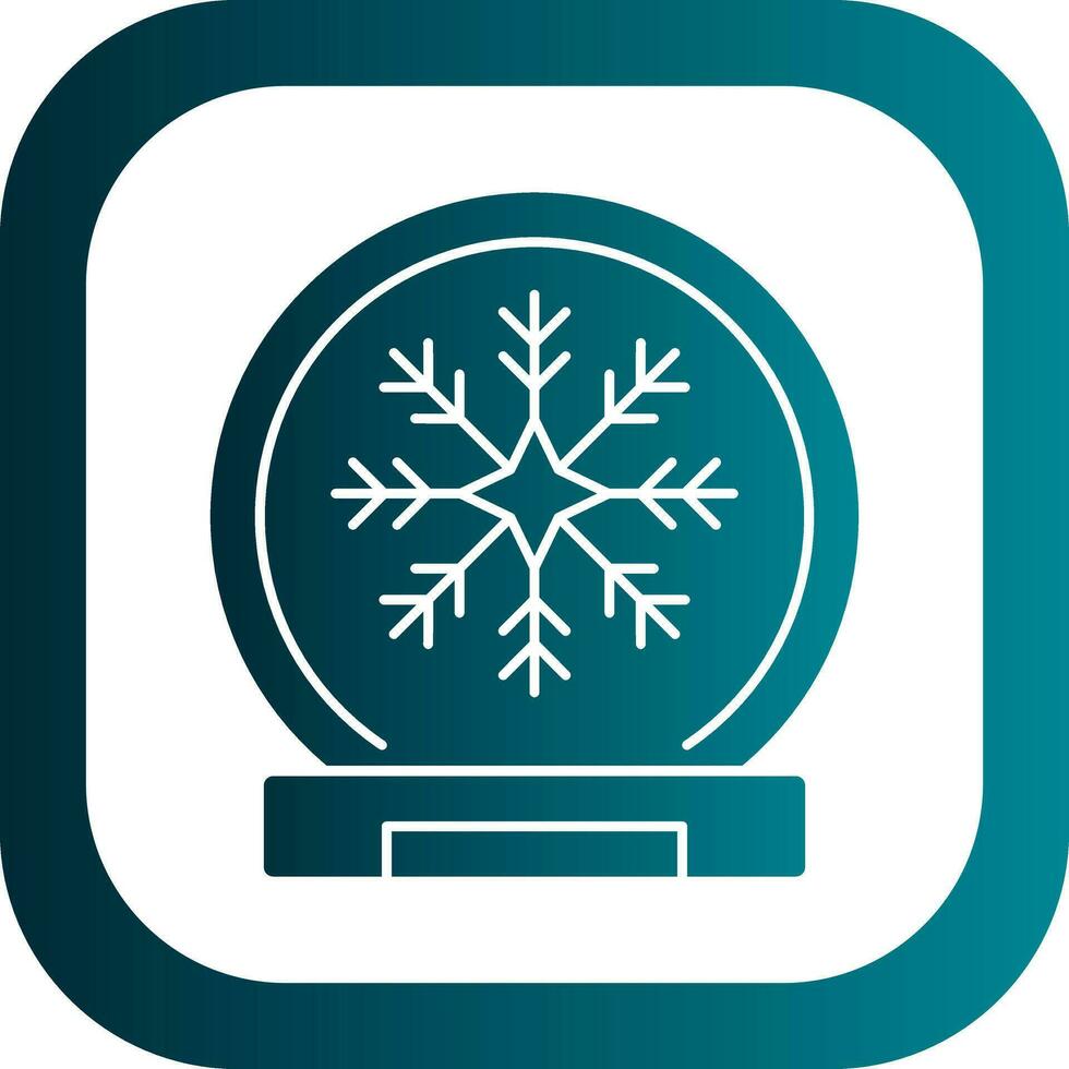 Snow globe Vector Icon Design