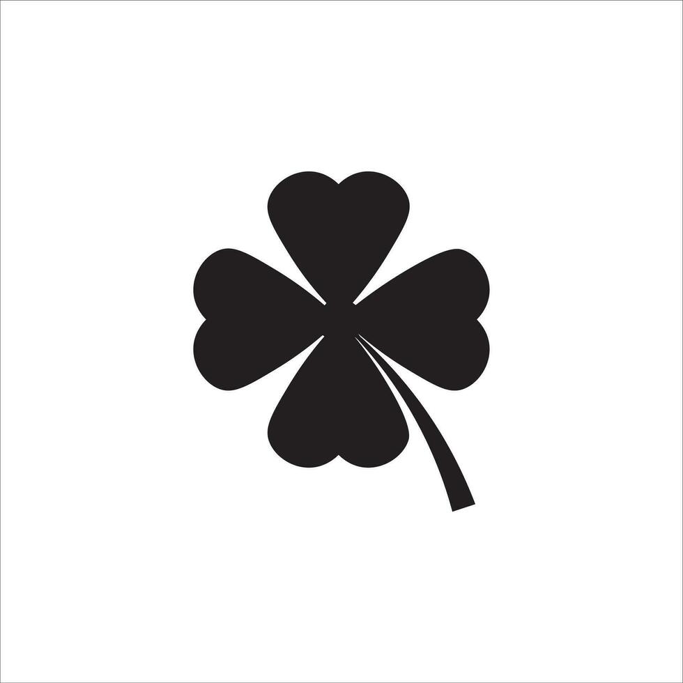 clover leaf icon vector illustration symbol