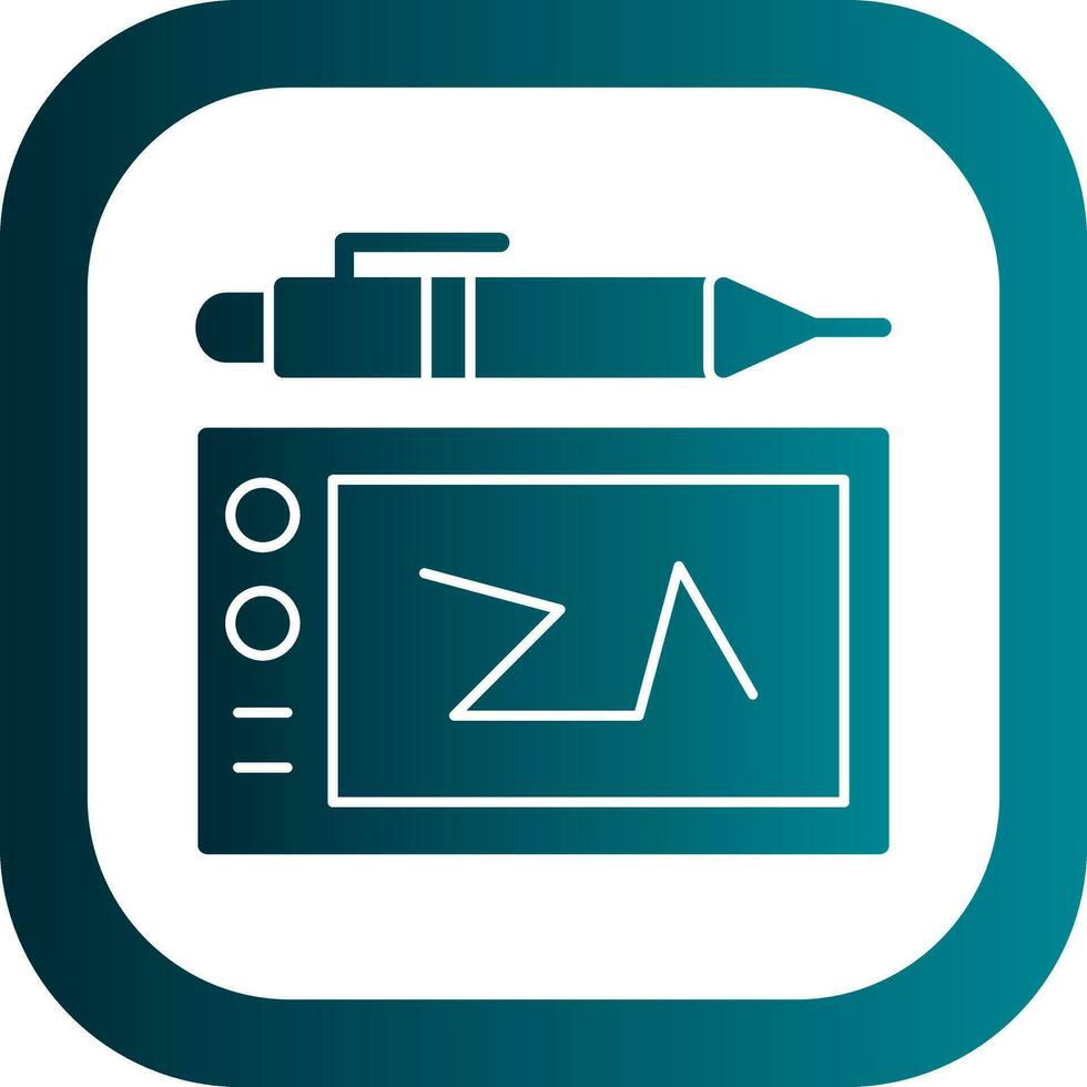 Graphic Tablet Vector Icon Design