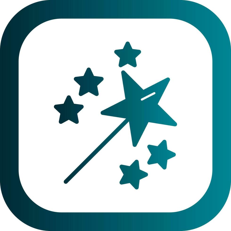 Magic Wand Vector Icon Design