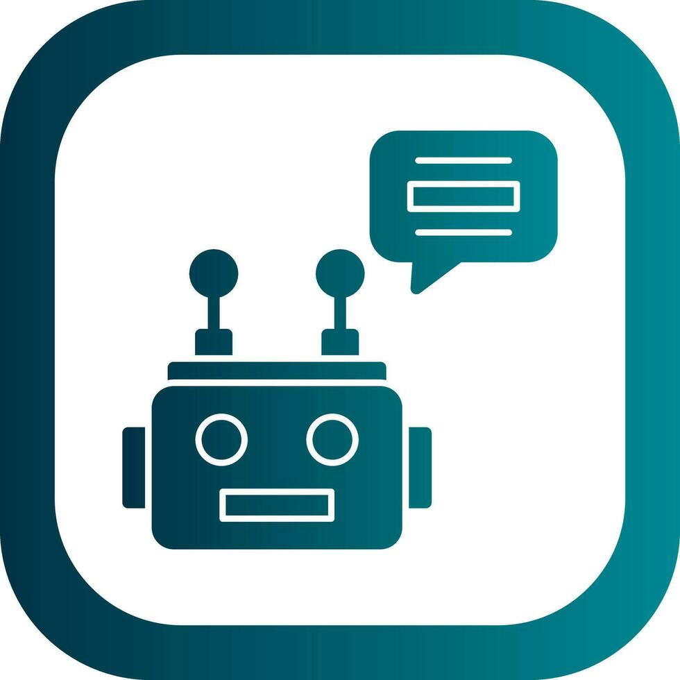 Chatbot Vector Icon Design
