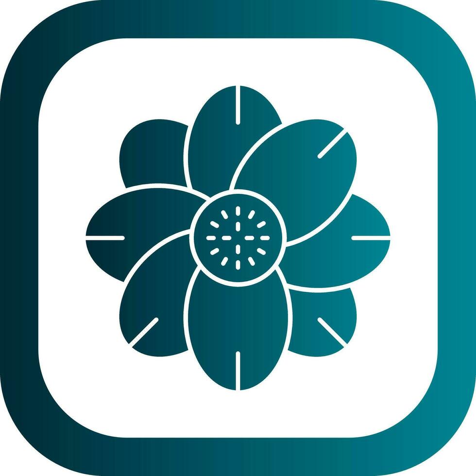 Arctic flower Vector Icon Design