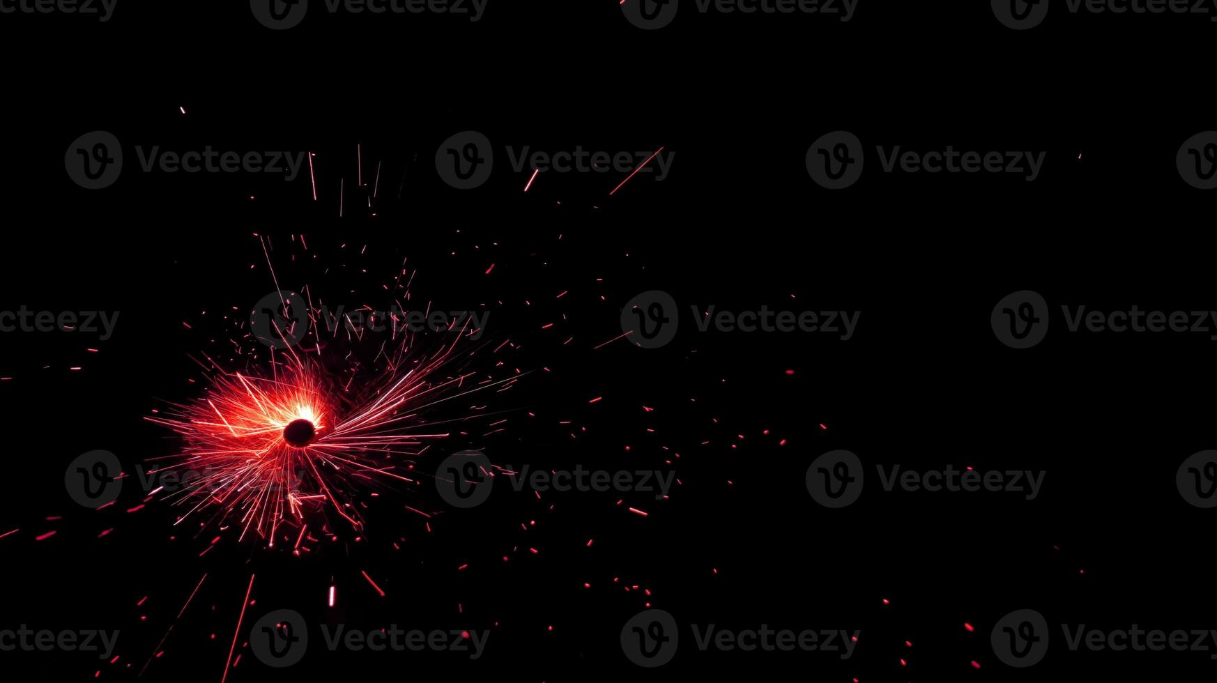 fireworks on a black background photo