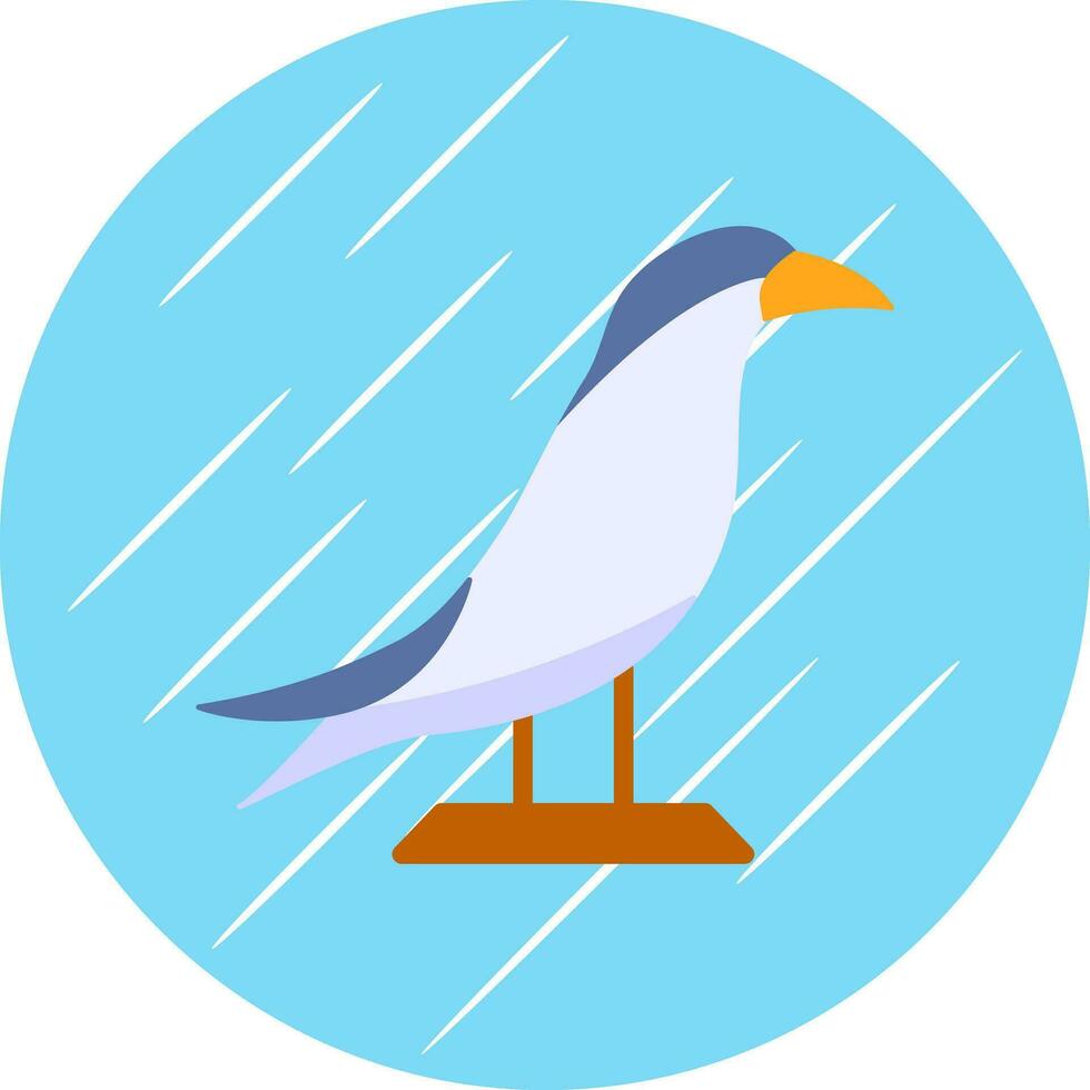 Arctic tern in flight Vector Icon Design