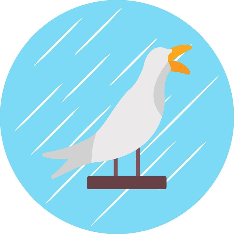Arctic tern Vector Icon Design