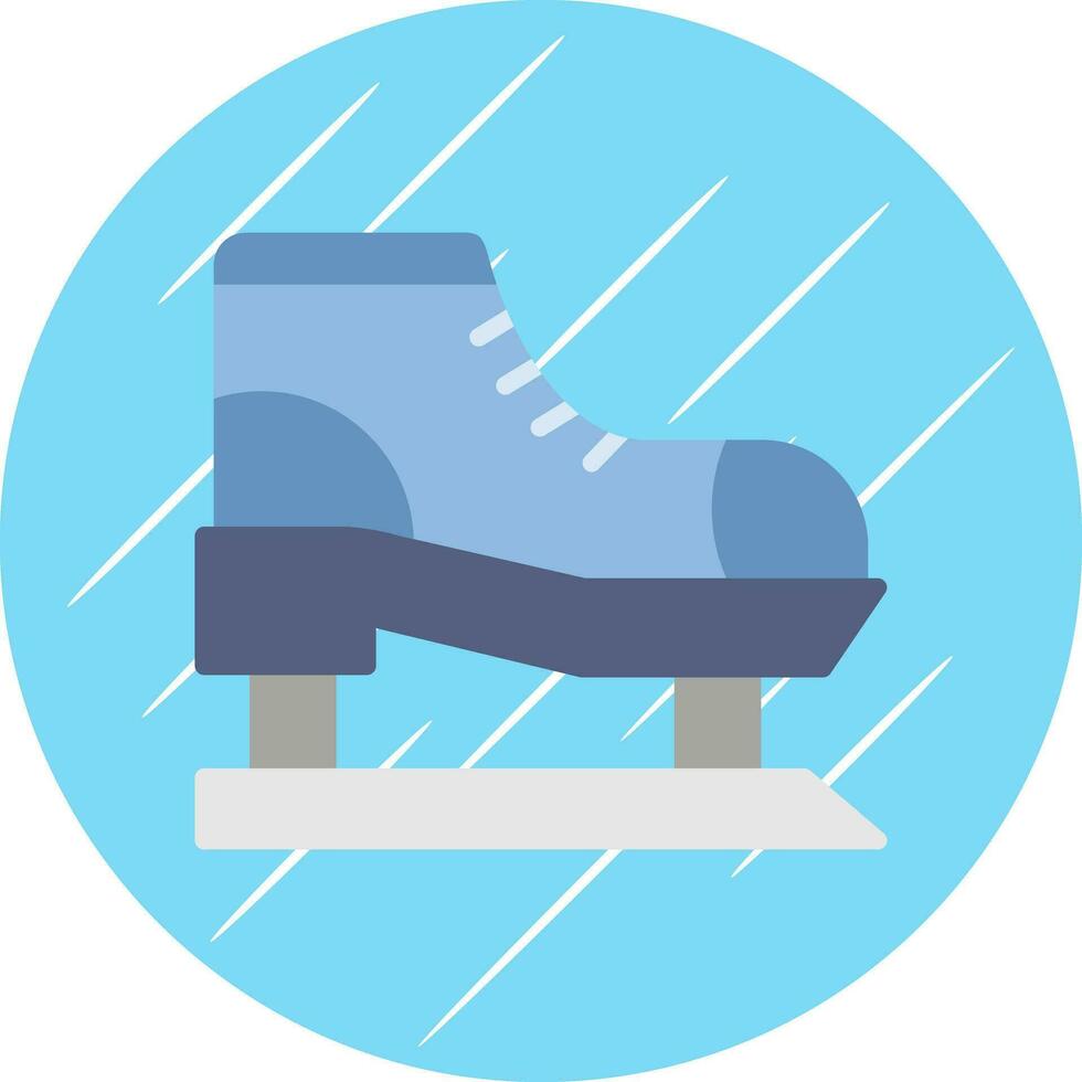 Ice skate Vector Icon Design