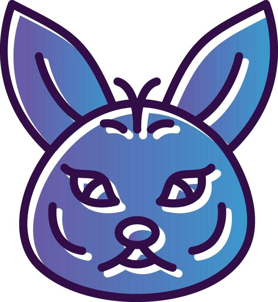 Arctic hare Vector Icon Design