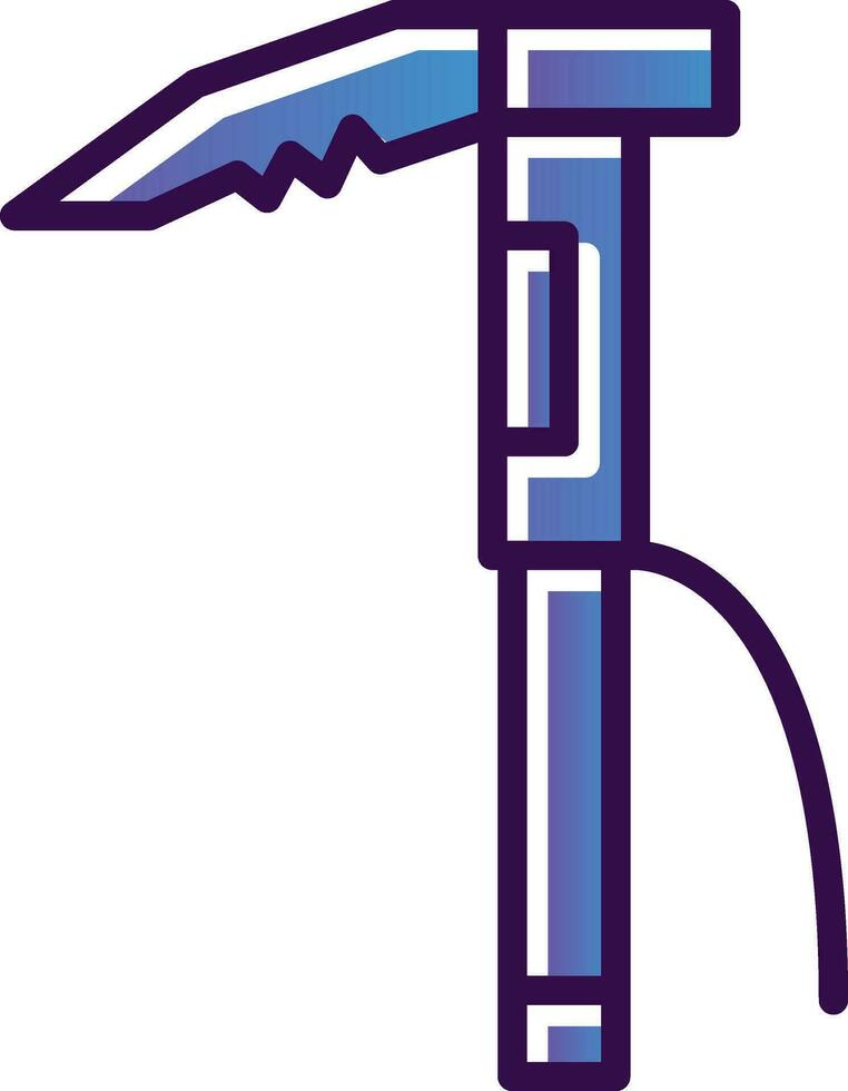 Ice axe Vector Icon Design