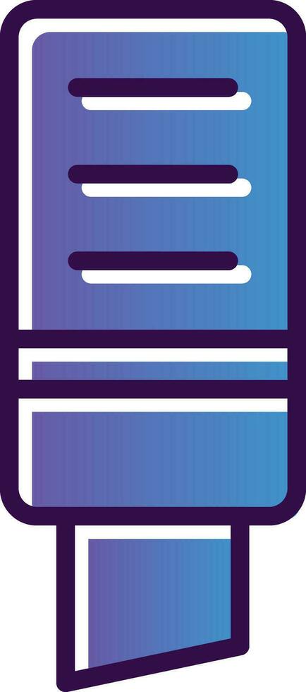 Eraser Vector Icon Design