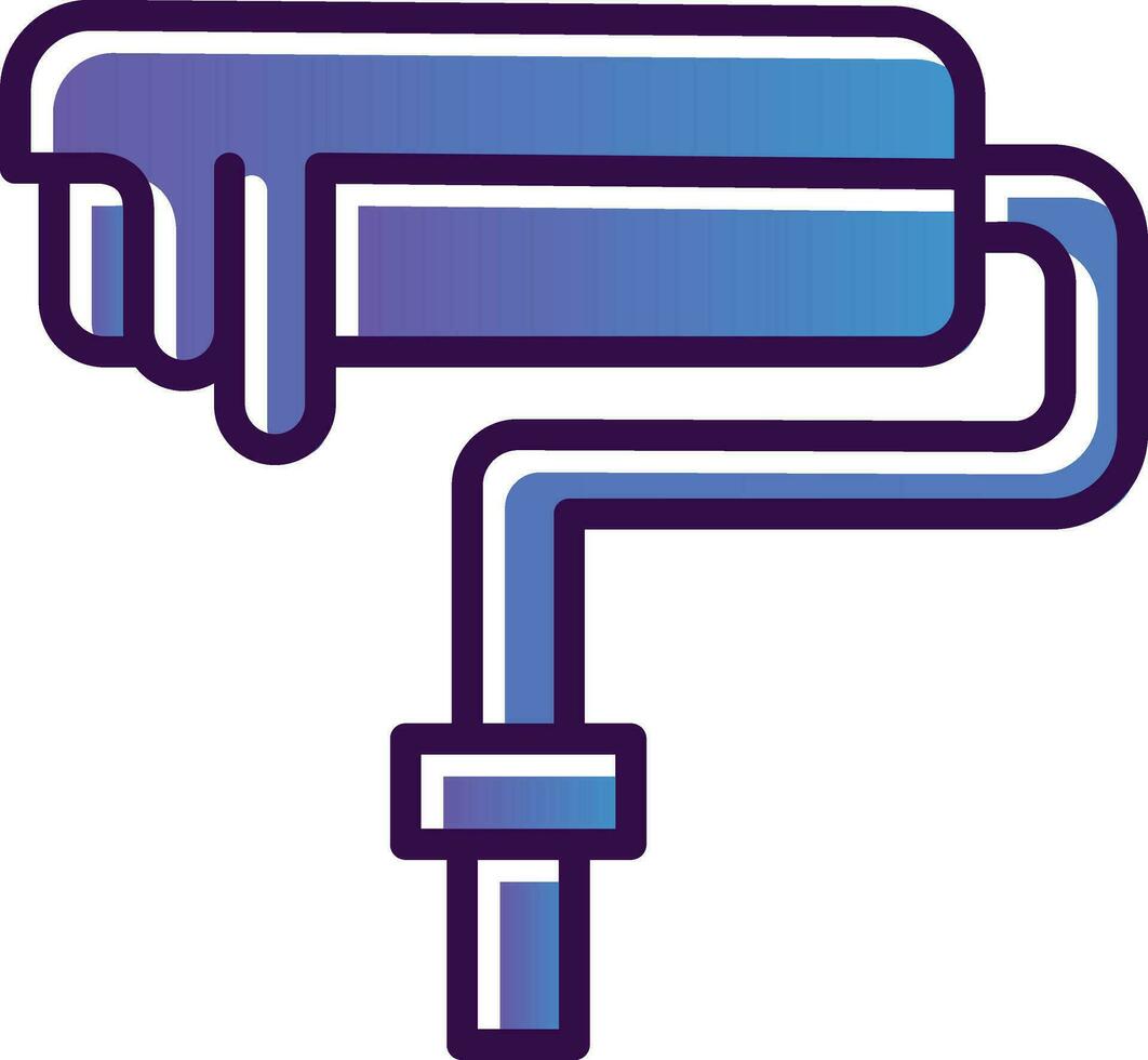 Paint Roller Vector Icon Design