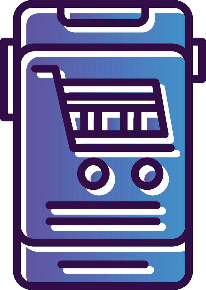 Online Shop Vector Icon Design