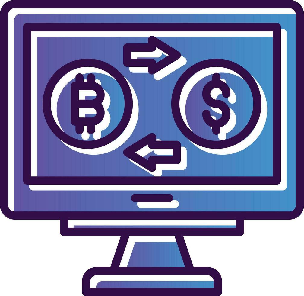 Cryptocurrency Vector Icon Design