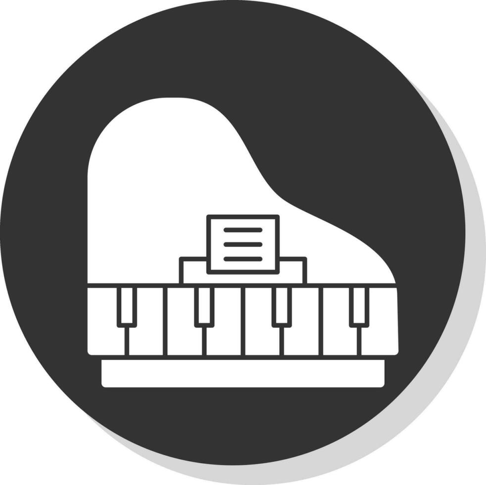 Piano Vector Icon Design