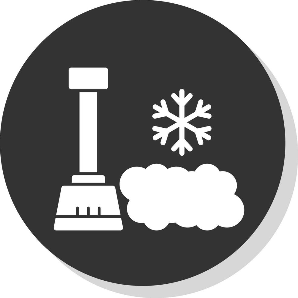 nieve pala vector icono diseño