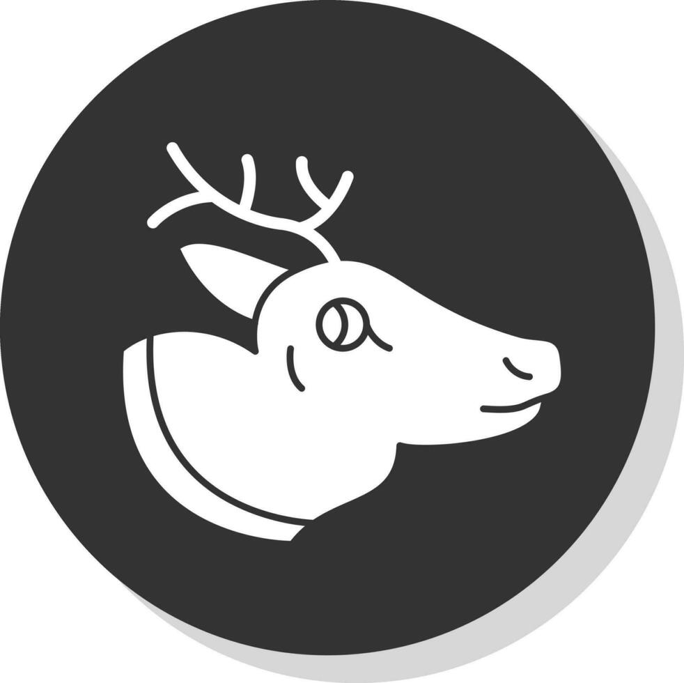 Reindeer Vector Icon Design