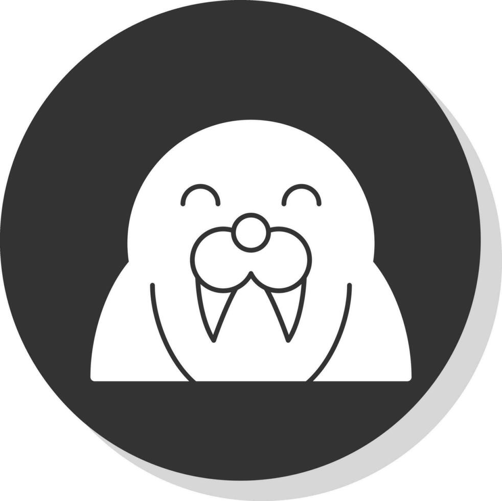 Walrus Vector Icon Design