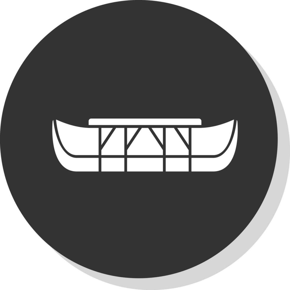 Eskimo kayak Vector Icon Design