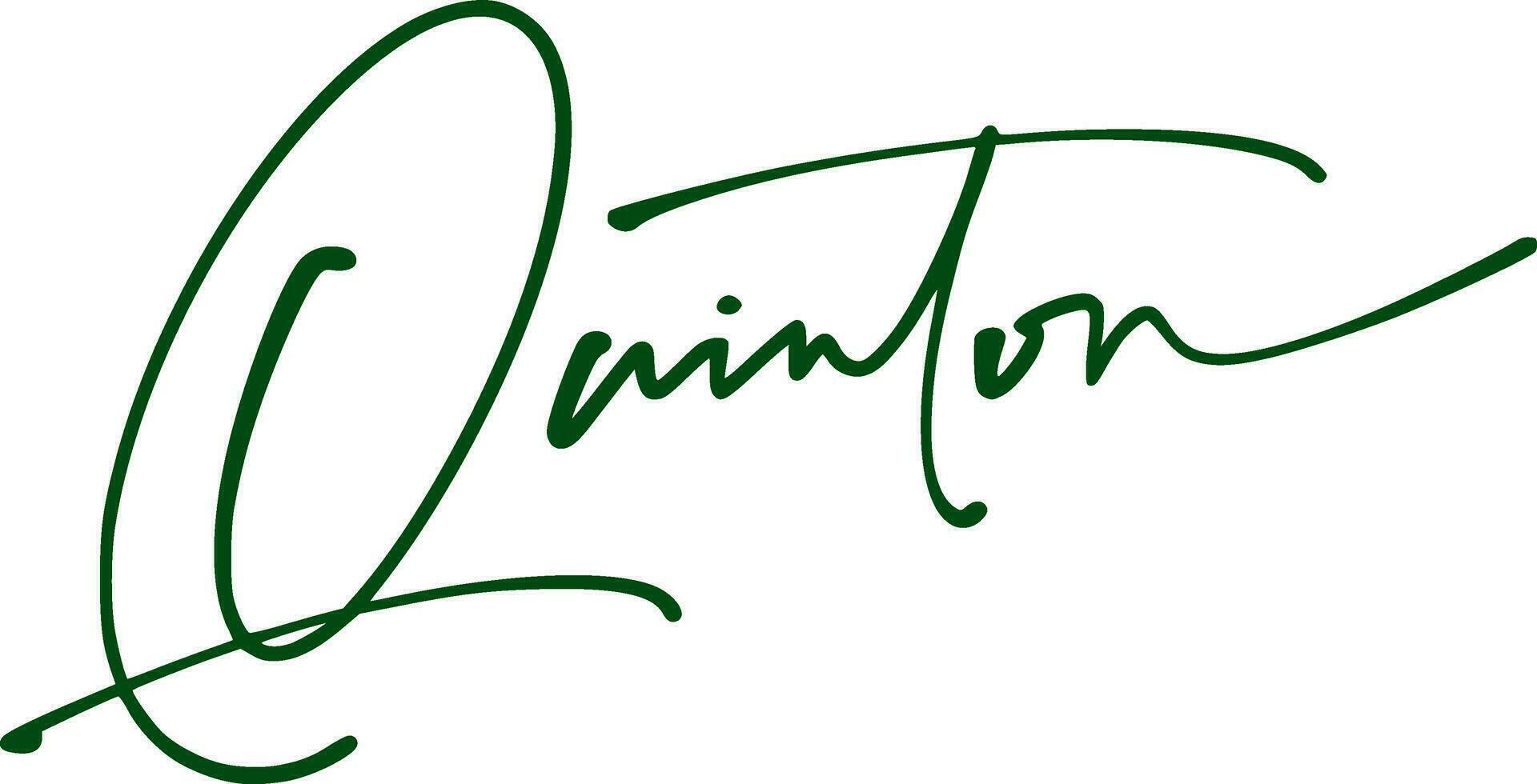 signature series Q design illustration vector