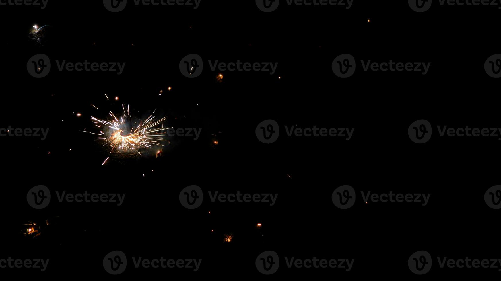 Blurred and not focus image, depiction of the dark space and constellations photo