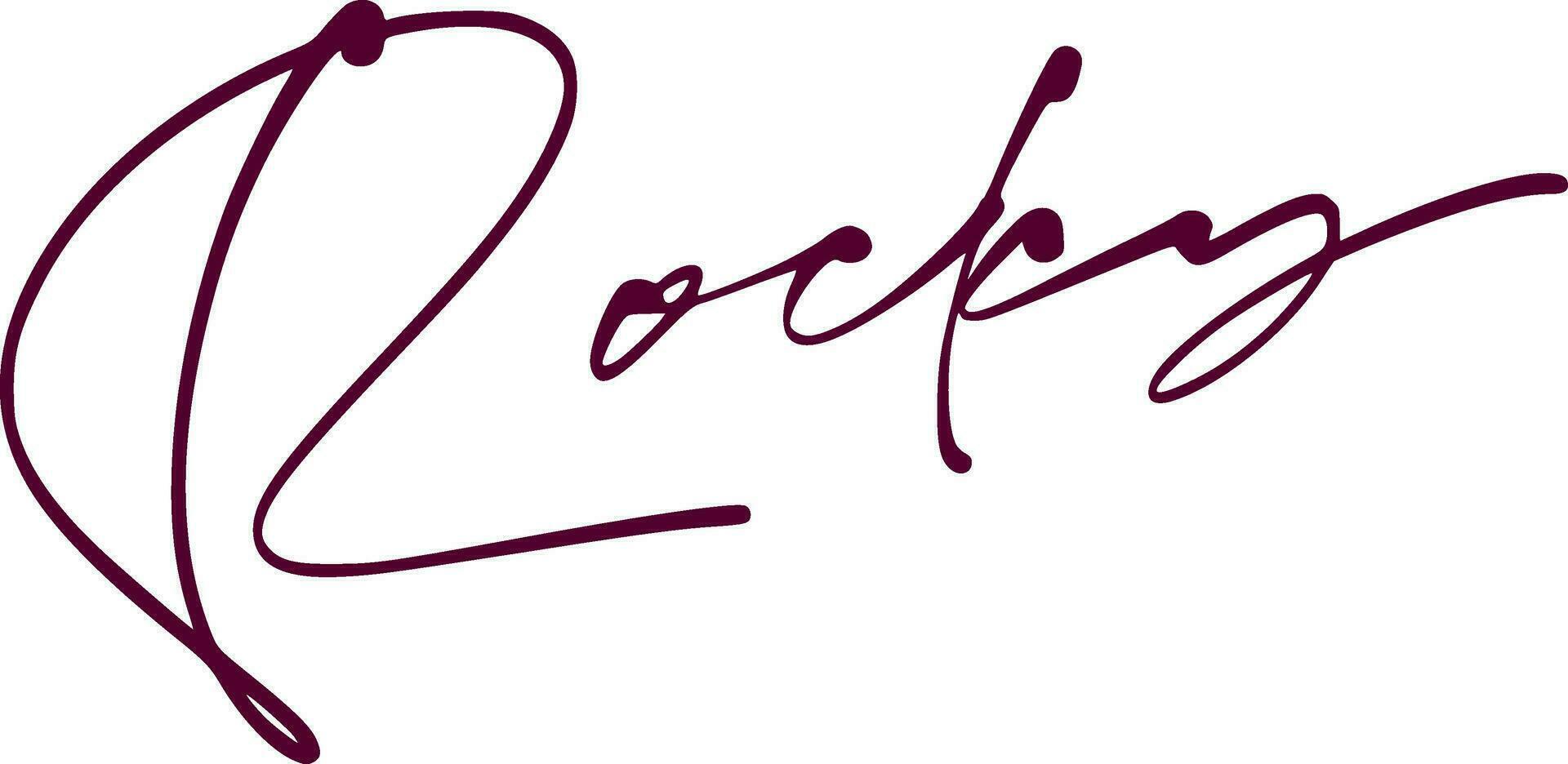 signature series R design illustration vector