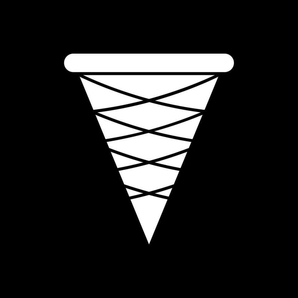 Ice cream cone Vector Icon Design