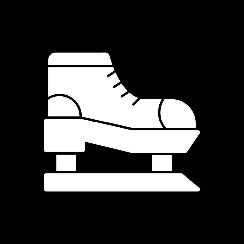 Ice skate Vector Icon Design